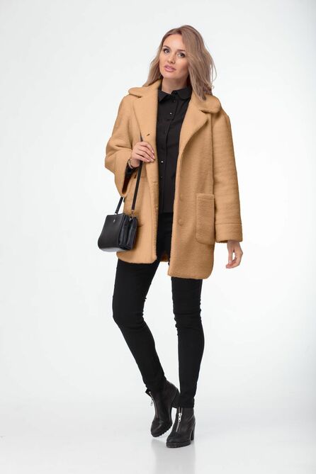 Шуба Anelli 769 горчица