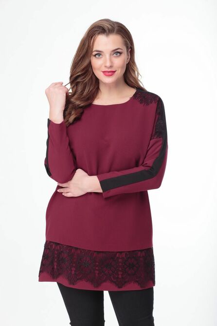 Блузка Anelli 428 вишня