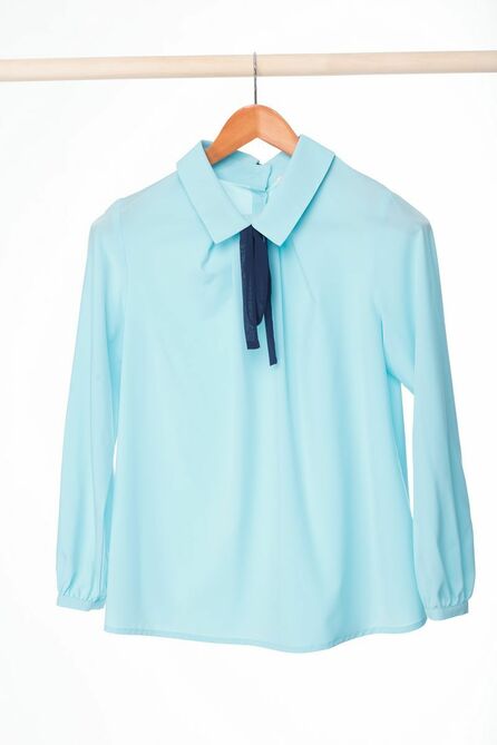 Блузка Anelli 321 голубой