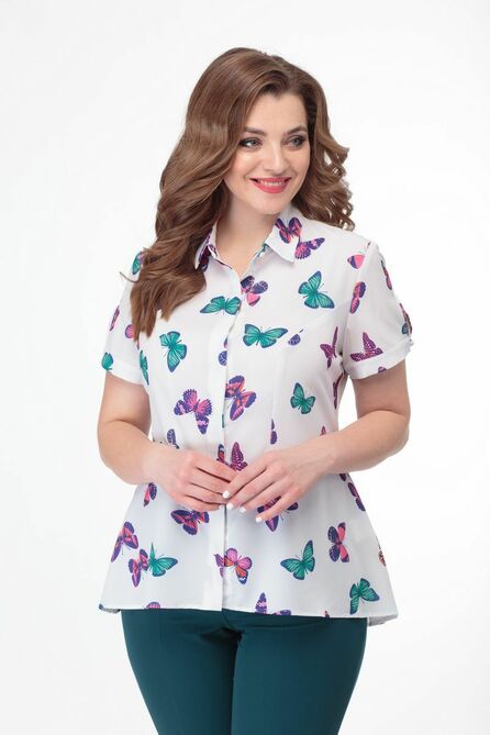 Блузка Anelli 384 бабочки