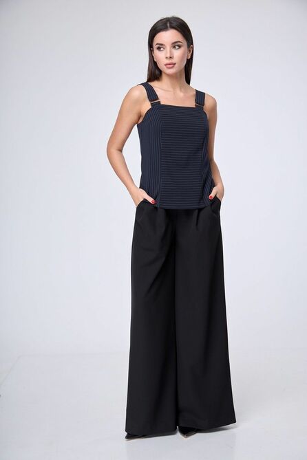 Топ Anelli 544 синий-полоска