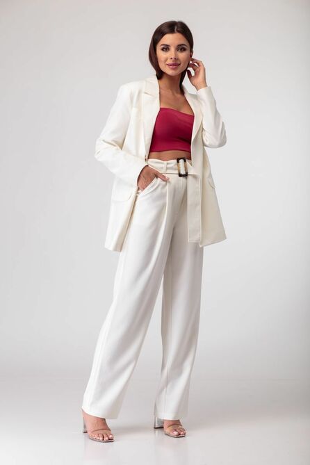 Костюм брючный Anelli 849 белый