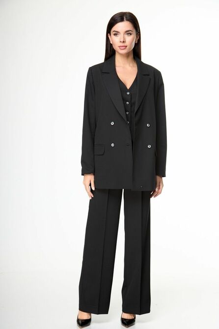 Брюки, Жакет, Жилет Anelli 970 черный