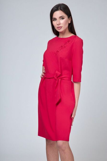 Повседневное платье Anelli 1070 красный