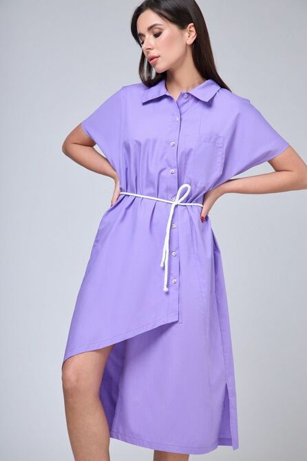 Повседневное платье Anelli 1228 лиловый