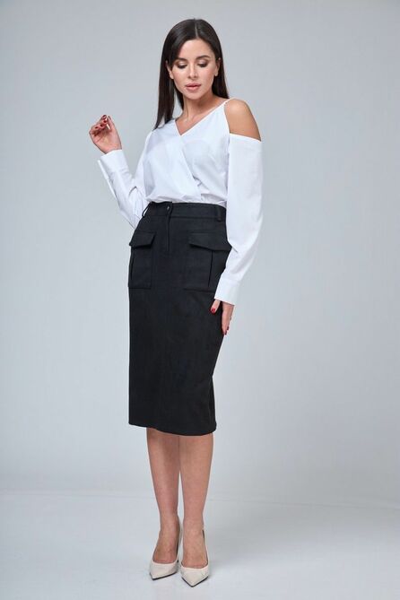 Юбка Anelli 1193 черный