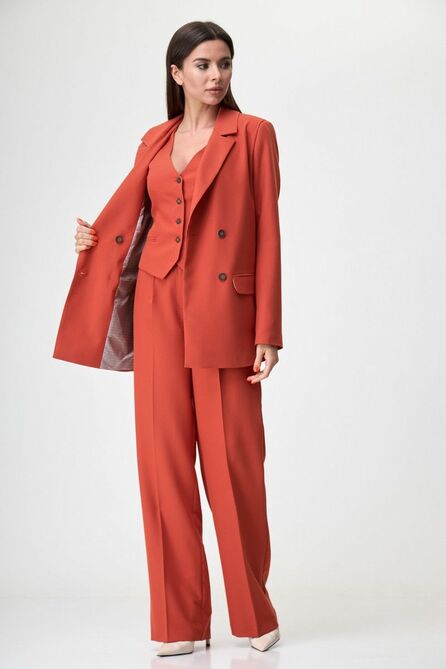 Брюки, Жакет, Жилет Anelli 970 кирпичный