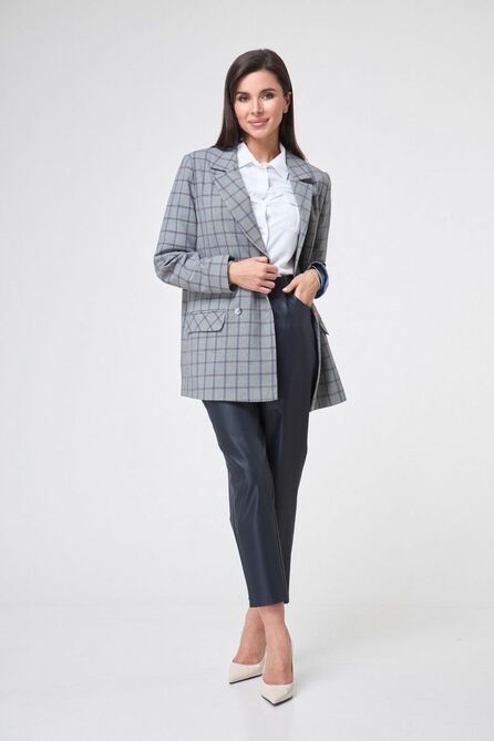 Жакет Anelli 898 клетка_красная