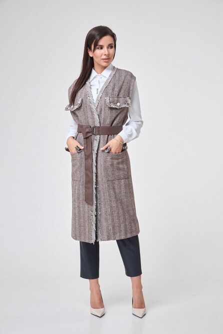 Жилет Anelli 980 коричневый Жилет Anelli 980 коричневый