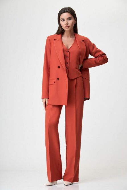Брюки, Жакет, Жилет Anelli 1298 мандариновое_танго