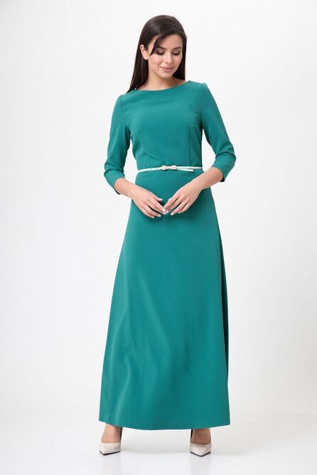 Вечернее платье Anelli 268 бирюзовый_бриз