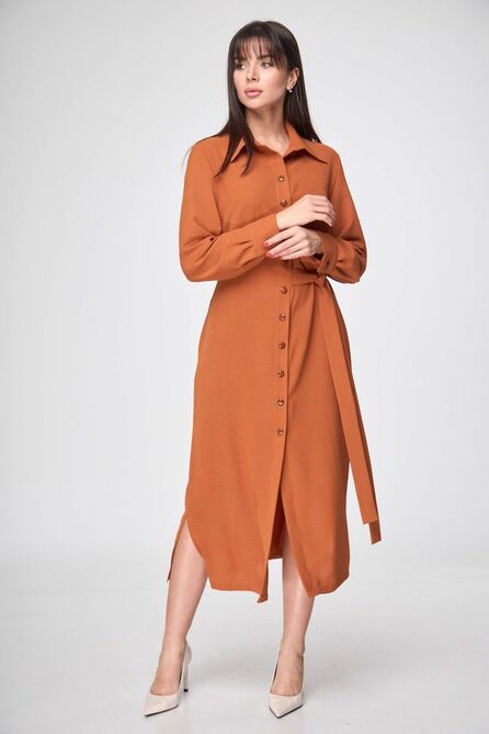 Вечернее платье Anelli 1216 терракот