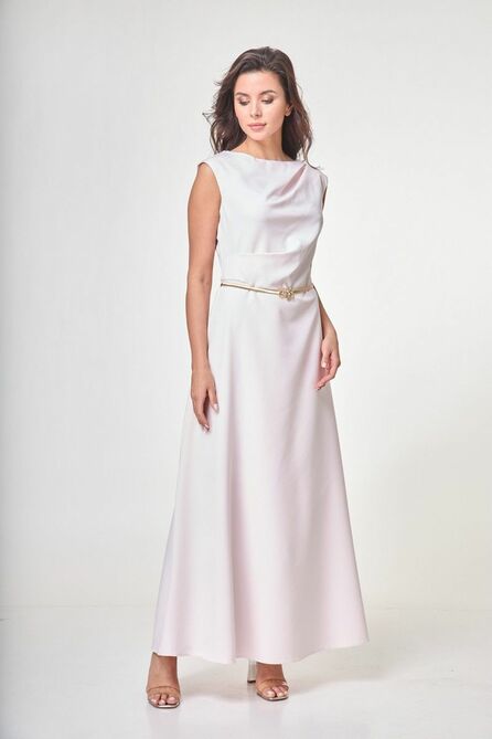 Повседневное платье Anelli 382 пудра