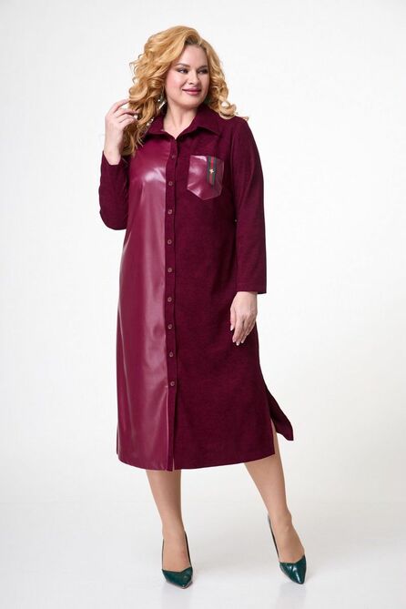 Платье Anelli 1247 красный Платье Anelli 1247 красный