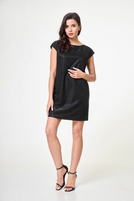 Повседневное платье Anelli 952 черный