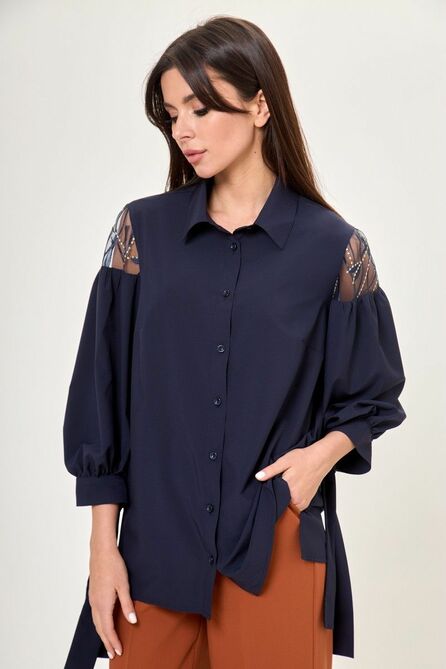 Блузка Anelli 997 синий