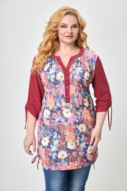 Туника Anelli 434 королевский_бордо