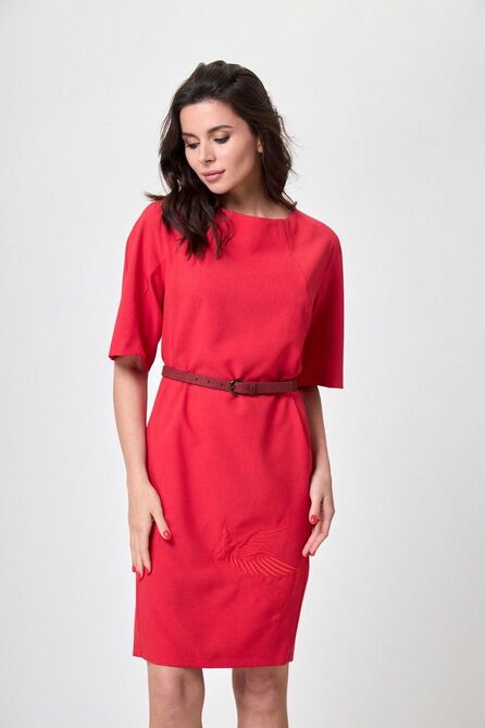 Повседневное платье Anelli 351 коралловый