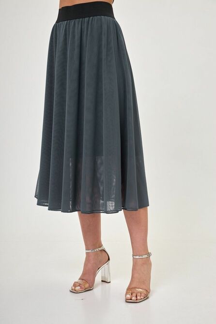 Юбка Anelli 1277 серый