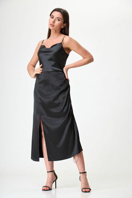 Вечернее платье Anelli 1292 лакрица