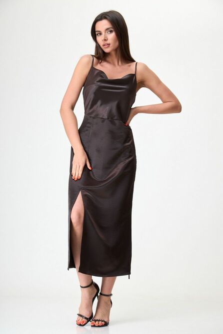 Вечернее платье Anelli 1292 горький_шоколад