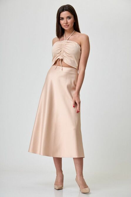 Юбка Anelli 1291 бежевый Юбка Anelli 1291 бежевый