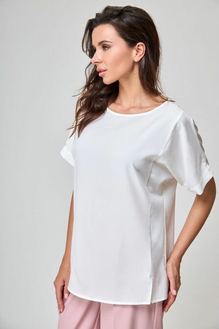 Блузка Anelli 1082 молочный