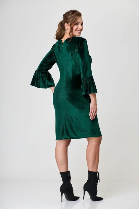 Повседневное платье Anelli 458 изумруд Повседневное платье Anelli 458 изумруд