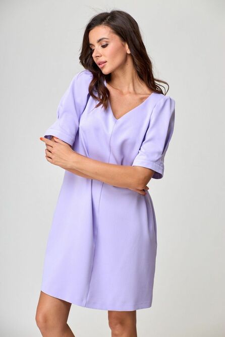 Повседневное платье Anelli 995 лиловый Повседневное платье Anelli 995 лиловый