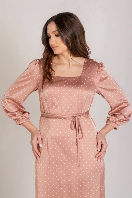 Повседневное платье Angelina 732 капучино