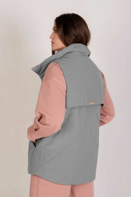 Жилет Angelina 751 серо-голубой