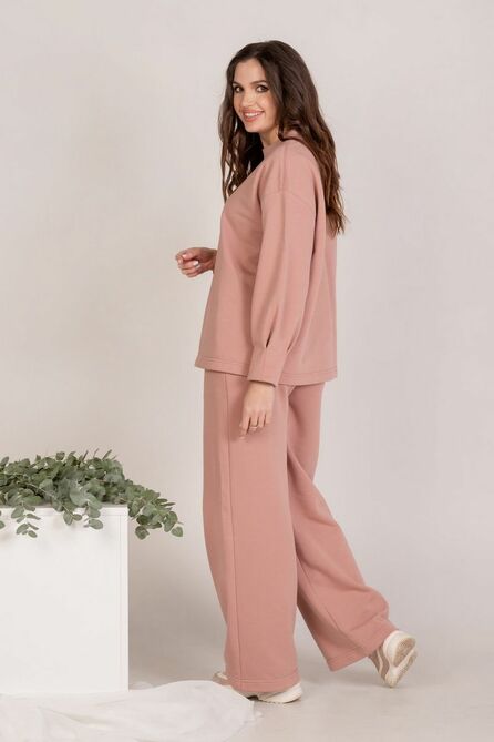 Костюм брючный Angelina 755 бледно-лососевый