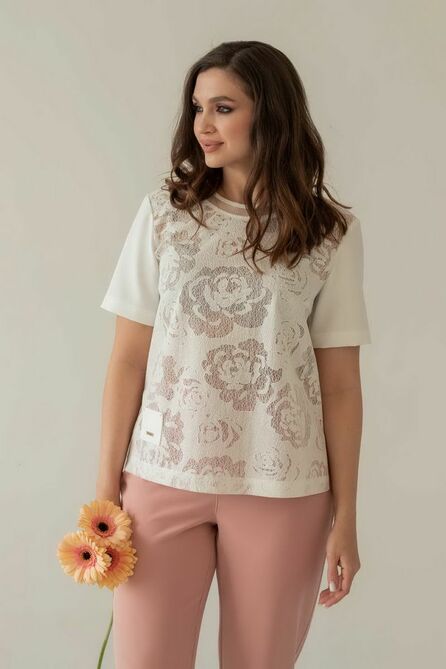 Брюки, Блуза Angelina 779 розовый