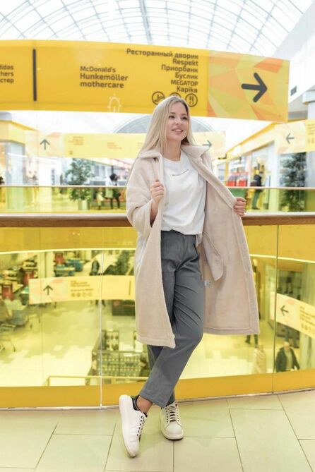 Кардиган Arisha 8086 бежевый