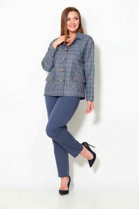 Костюм брючный Асолия 1293 деним