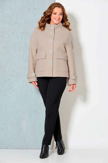 Полупальто Асолия 3521 кофе_с_молоком