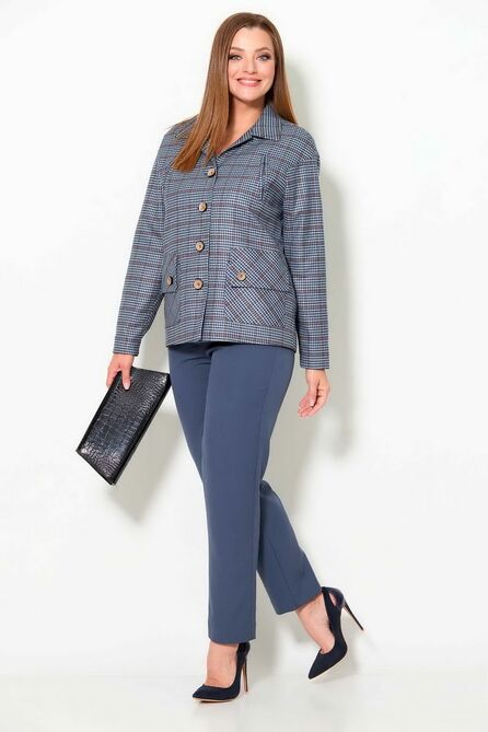 Костюм брючный Асолия 1293 деним Костюм брючный Асолия 1293 деним