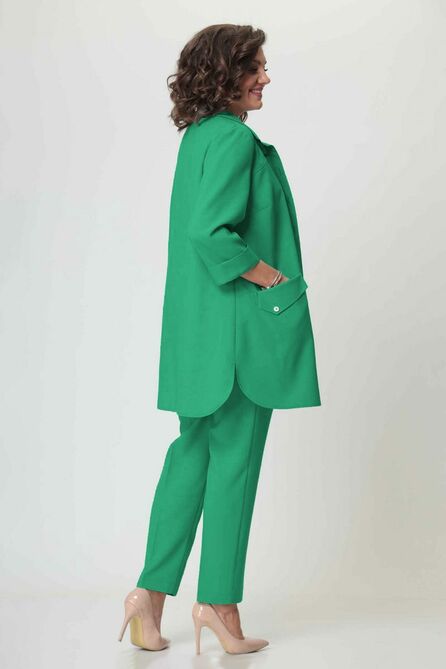 Костюм брючный Асолия 1328/1 зеленый