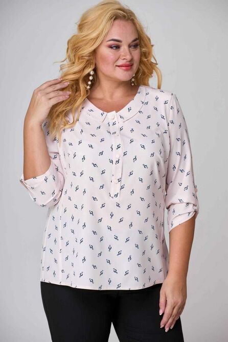 Блузка Асолия 4012 пудровый Блузка Асолия 4012 пудровый