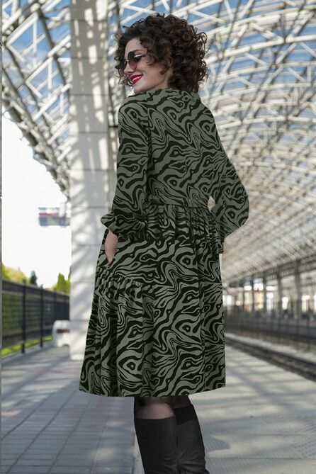 Повседневное платье Avanti Erika 1312 хаки