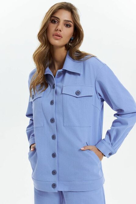 Костюм брючный AYZE 2194 голубой