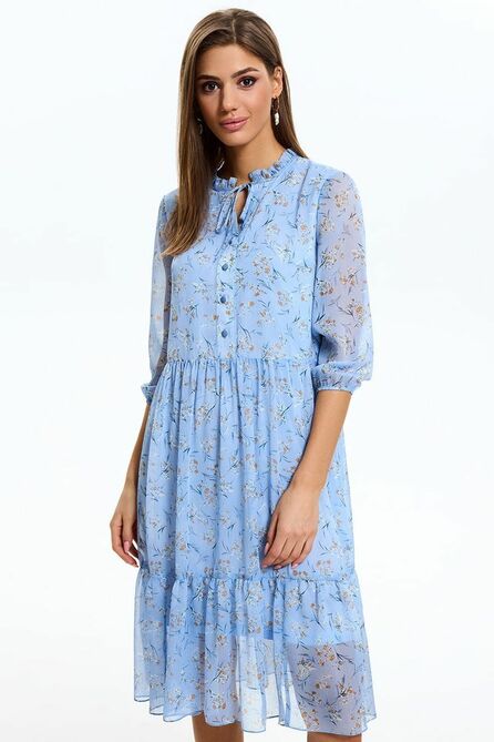 Повседневное платье AYZE 72475 голубой