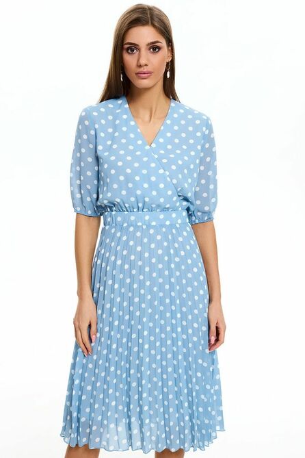 Повседневное платье AYZE 72518 голубой