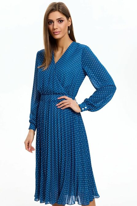 Повседневное платье AYZE 72540 синий