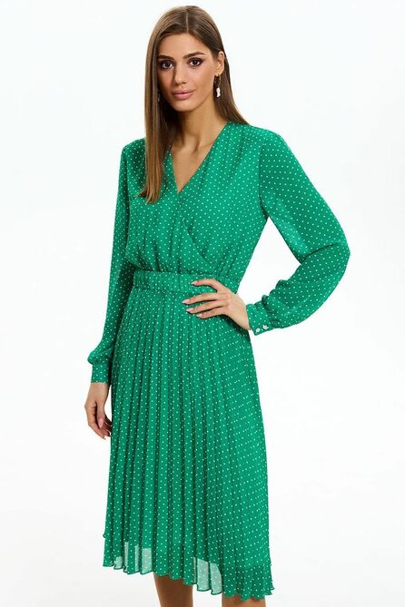 Повседневное платье AYZE 72540 зелёный