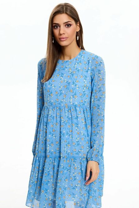 Повседневное платье AYZE 72541 голубой