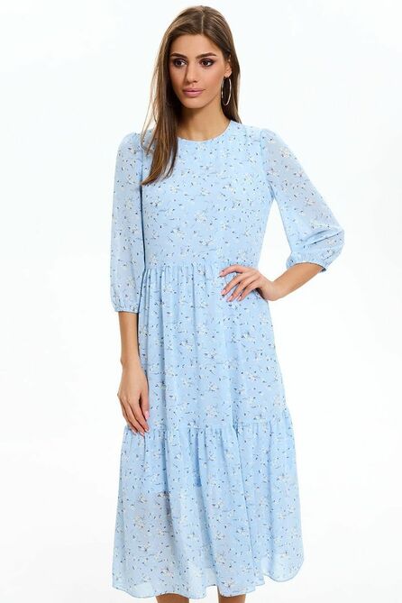 Повседневное платье AYZE 72553 голубой