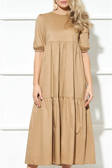 Повседневное платье AYZE 1953 песочный