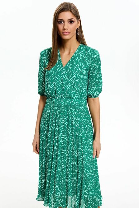 Повседневное платье AYZE 72518 зеленый