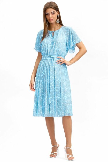 Повседневное платье AYZE 72574 голубой